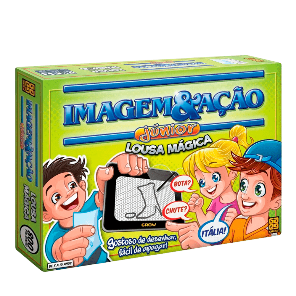 Jogo Imagem & Ação Júnior Lousa Mágica / Game Image & Action Junior Magic Slice - Grow