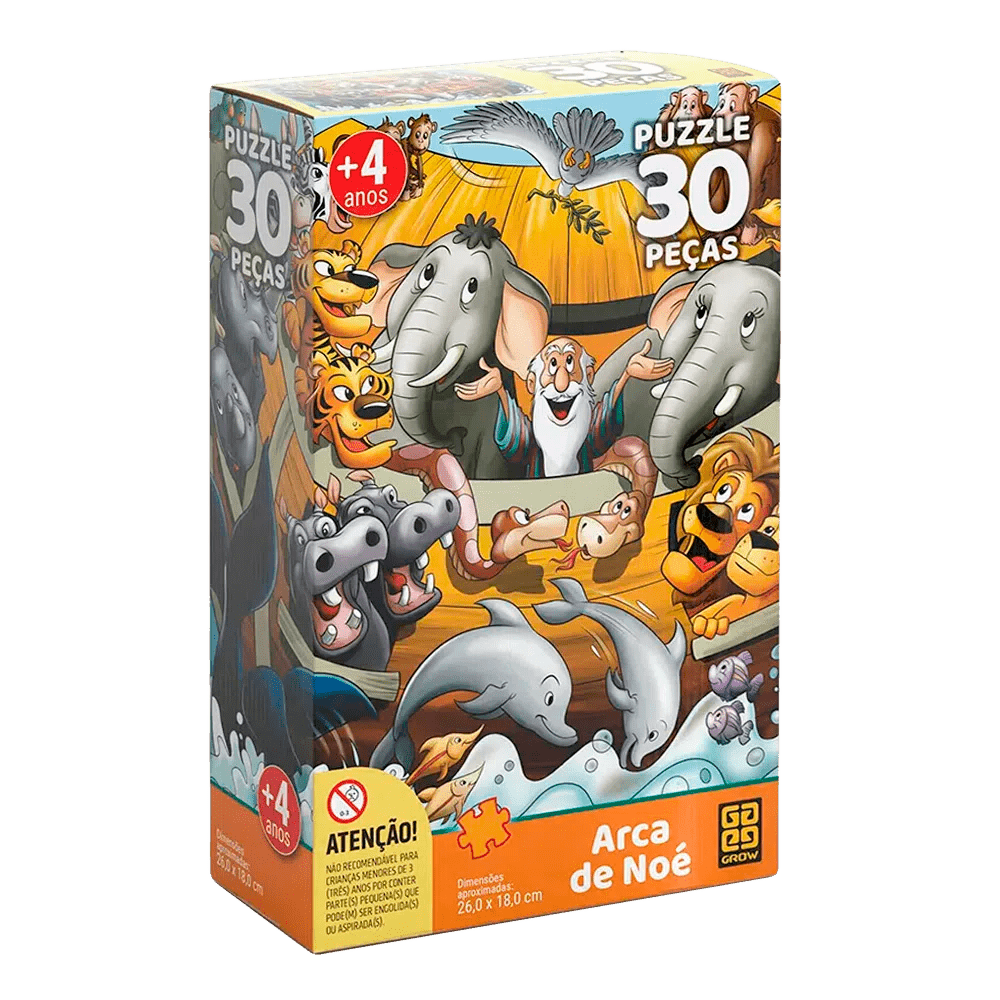 Puzzle 30 peças Arca de Noé / Puzzle 30 pieces Ark of Noah - Grow