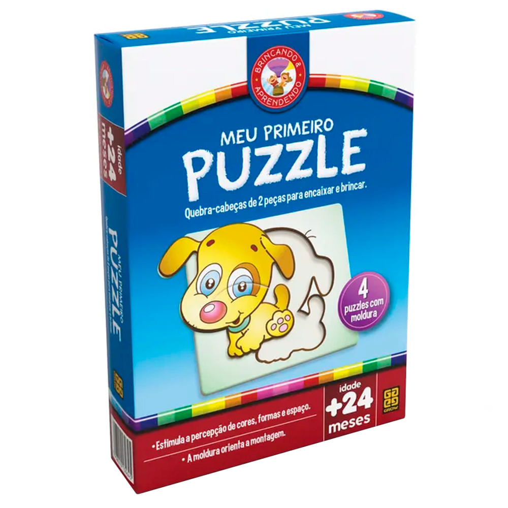 Jogo Meu Primeiro Puzzle / Game my first puzzle - Grow