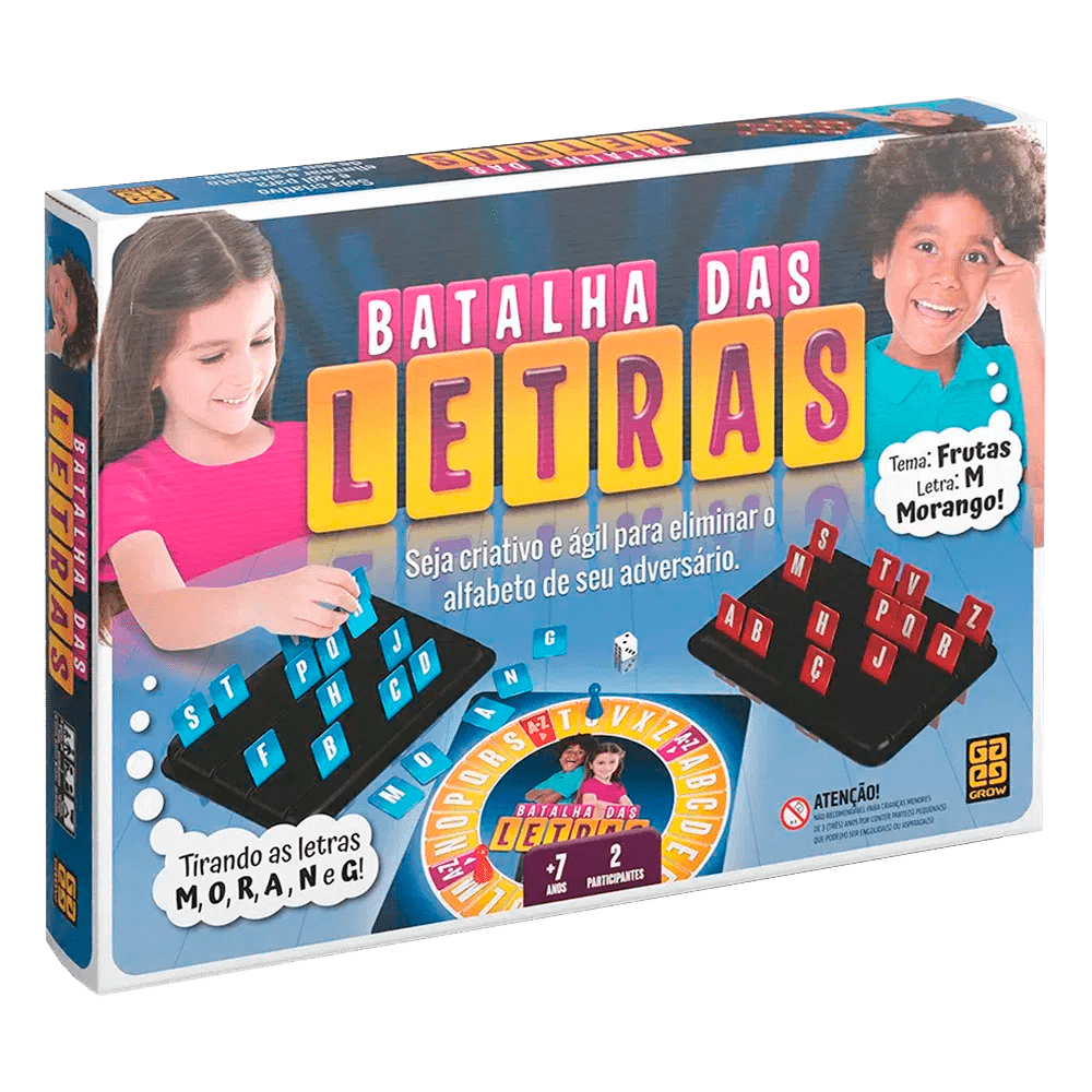 Jogo Batalha das Letras / Game Battle of Letters - Grow