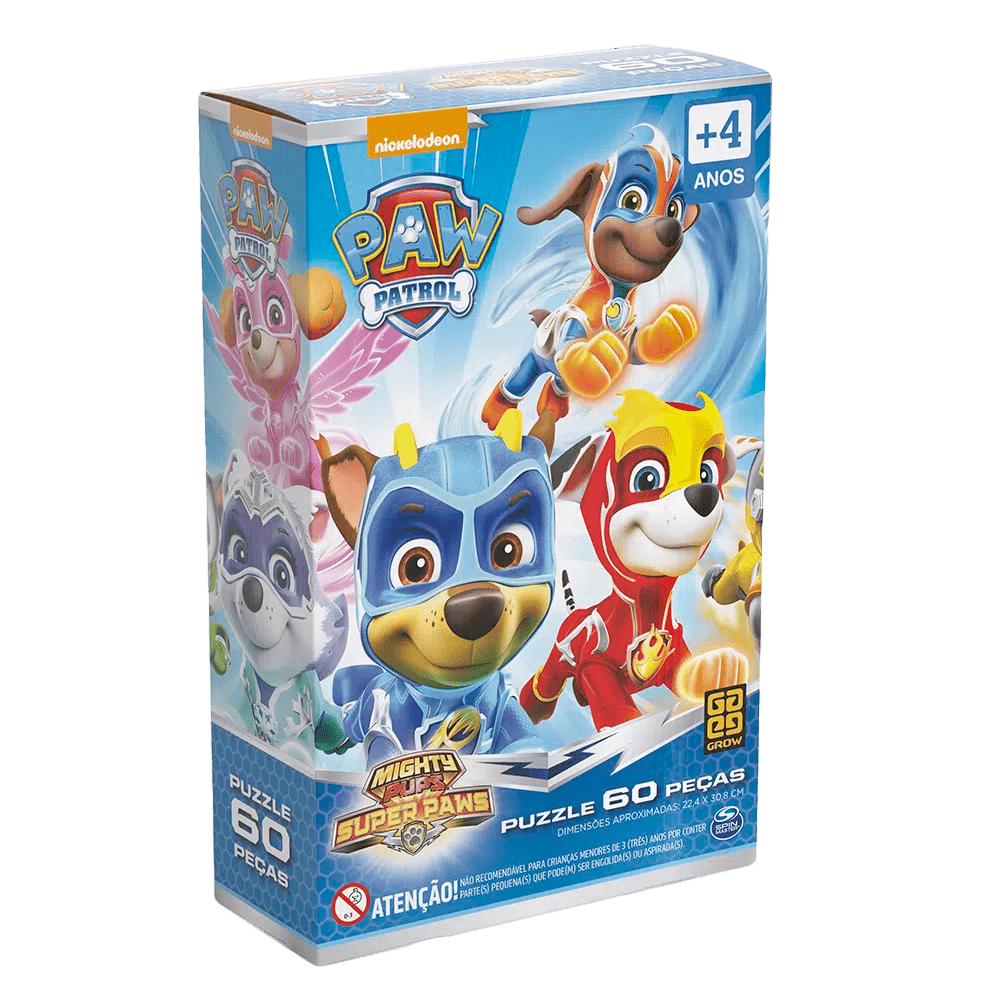 Puzzle 60 peças Patrulha Canina / Puzzle 60 pieces canine patrol - Grow
