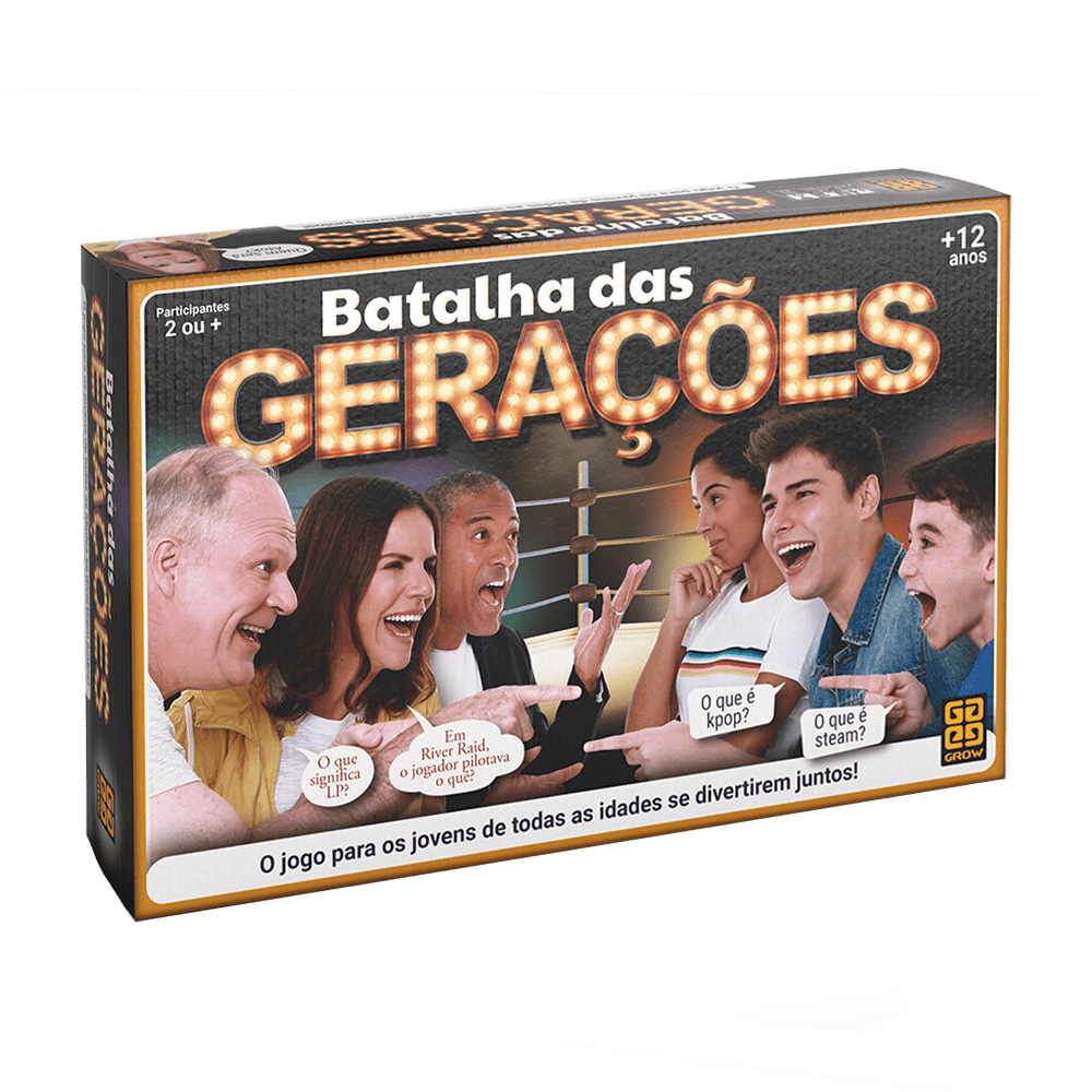 Jogo Batalha das Gerações / Game Battle of Generations - Grow