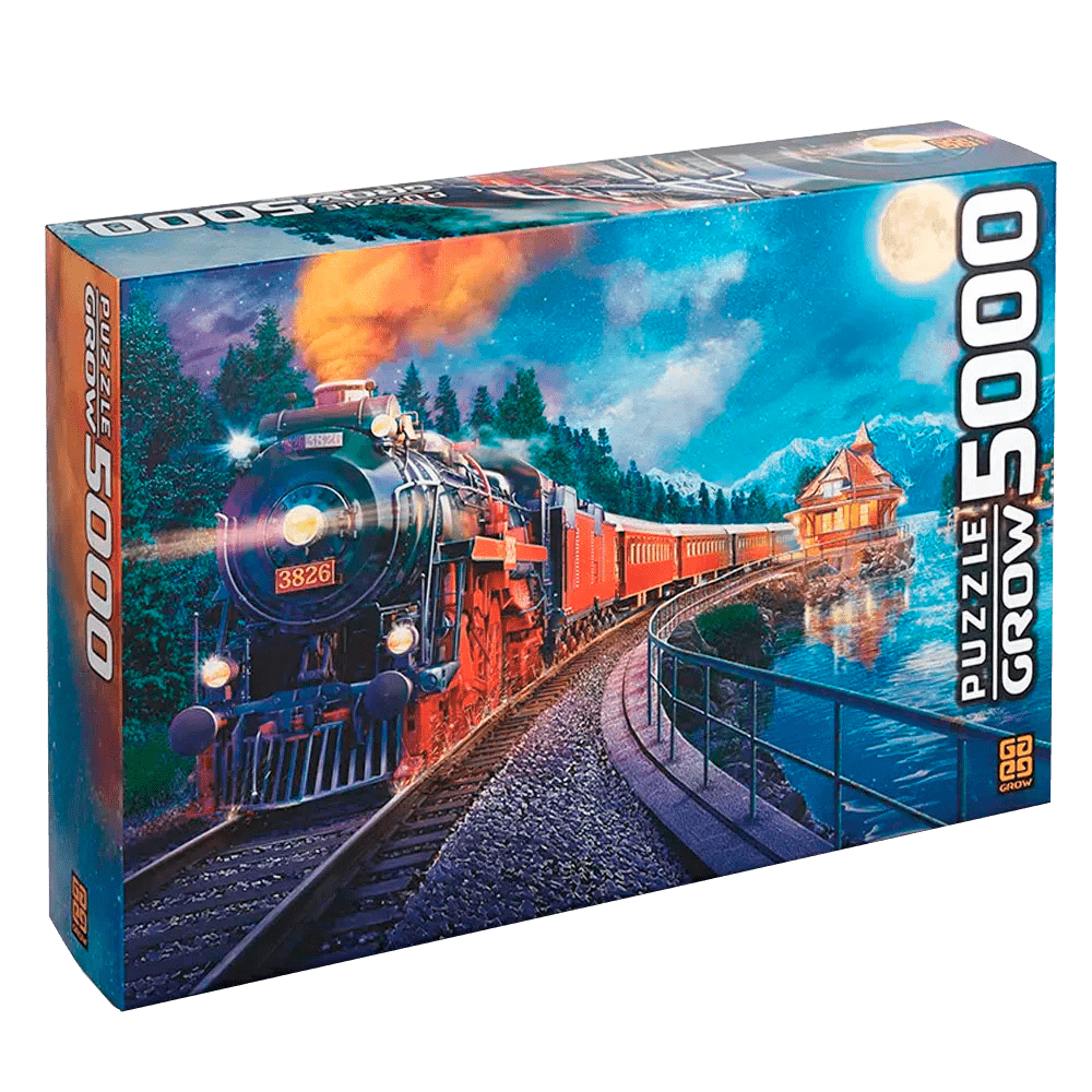 Puzzle 5000 peças Expresso Noturno / Puzzle 5000 nocturnal express - Grow