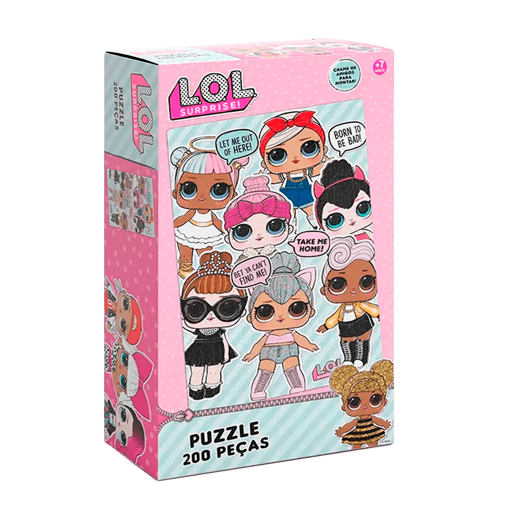 Puzzle 200 peças Lol / Puzzle 200 pieces lol - Grow