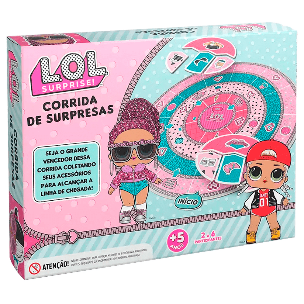 Jogo Lol Corrida de Surpresas / Game lol race of surprises - Grow