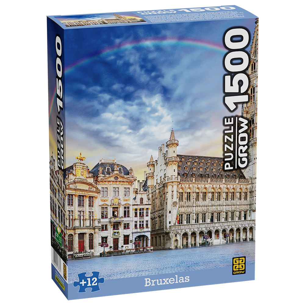 Puzzle 1500 peças Bruxelas / Puzzle 1500 pieces Brussels - Grow