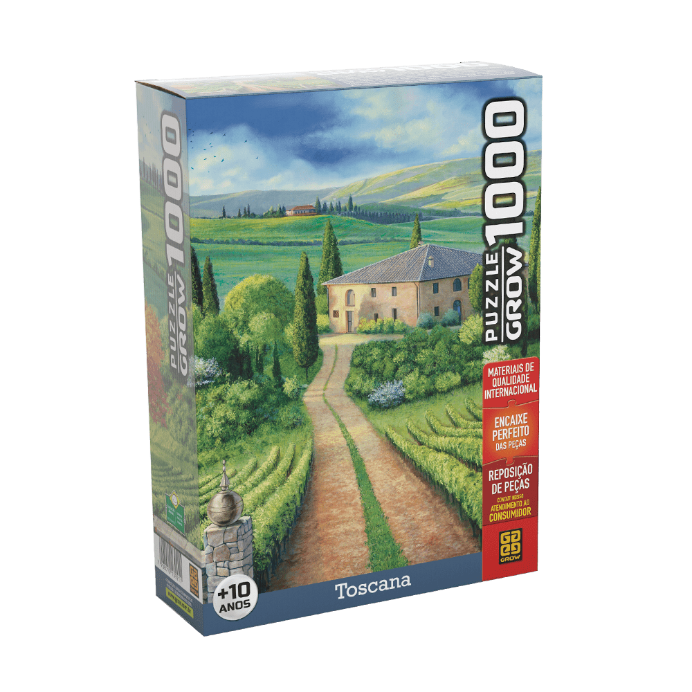 Puzzle 1000 peças Toscana / Puzzle 1000 Parts Tuscany - Grow