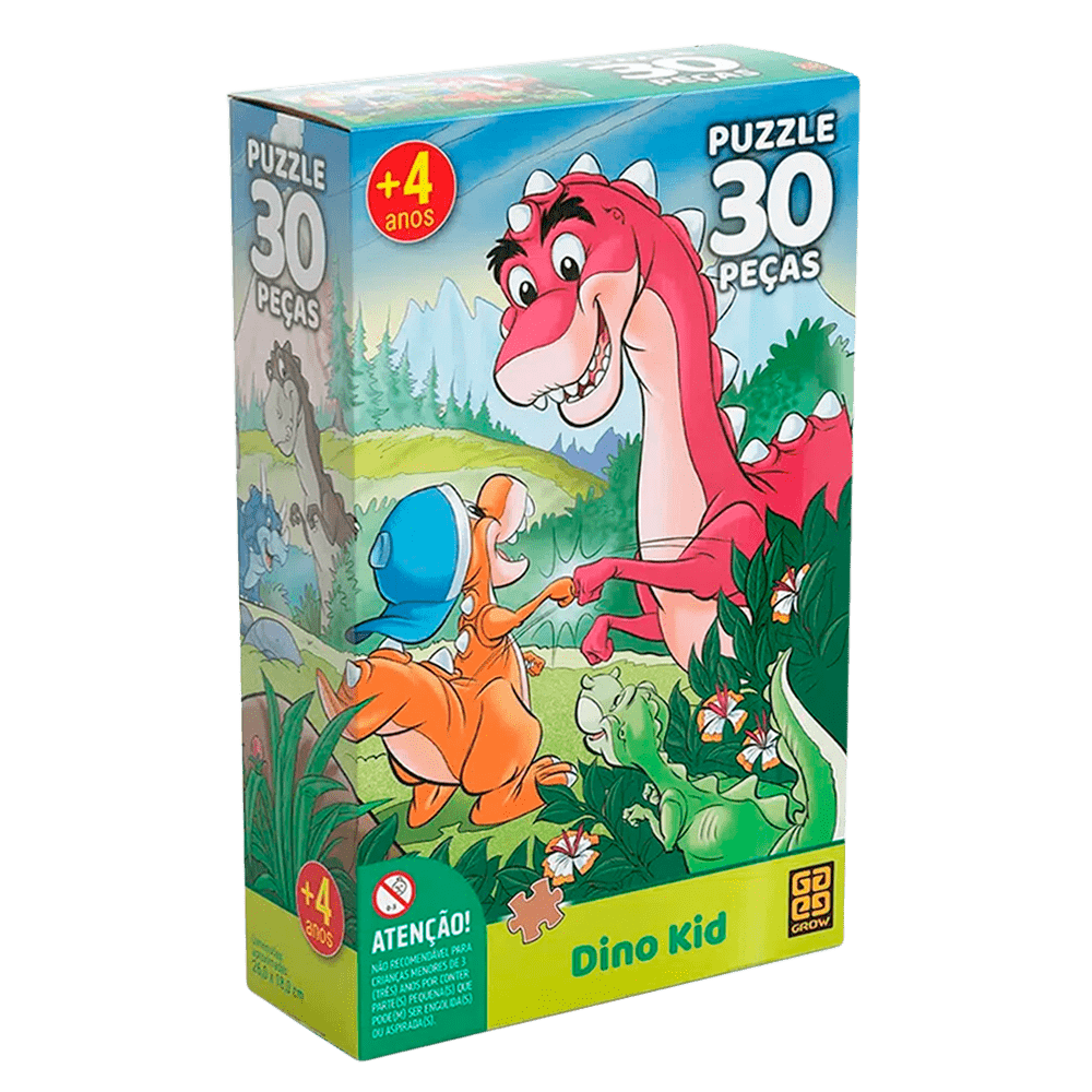Puzzle 30 peças Dino Kid / Puzzle 30 pieces Dino Kid - Grow