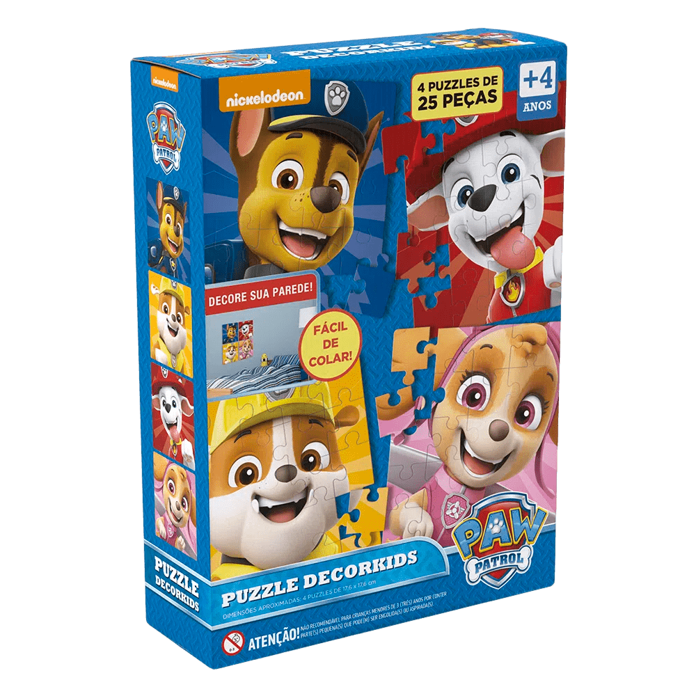Puzzle Decorkids Patrulha Canina / Puzzle decorkids canine patrol - Grow