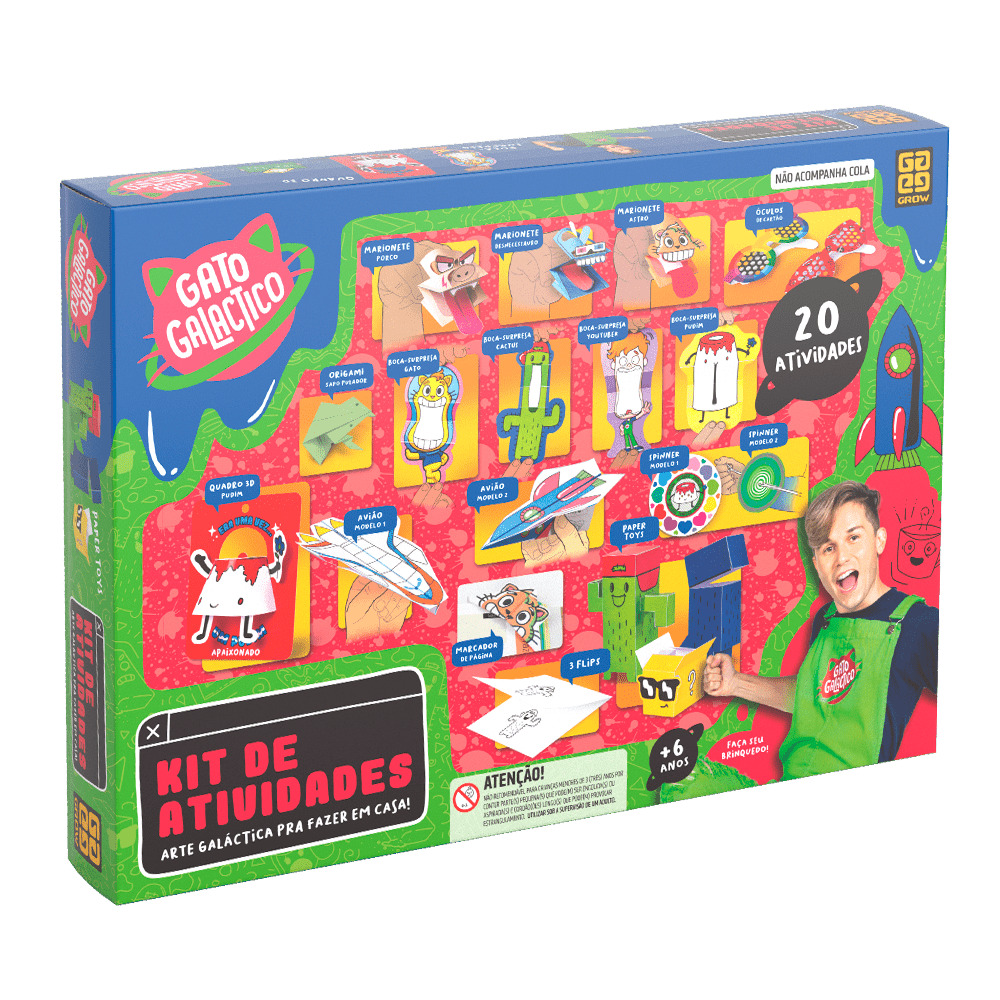 Kit de Atividades Gato Galáctico / Galactic Cat Activity Kit - Grow