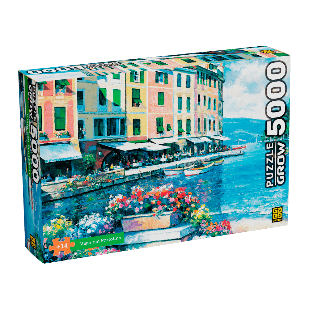 Puzzle 5000 peças Vista em Portofino / Puzzle 5000 pieces view in Portofino - Grow