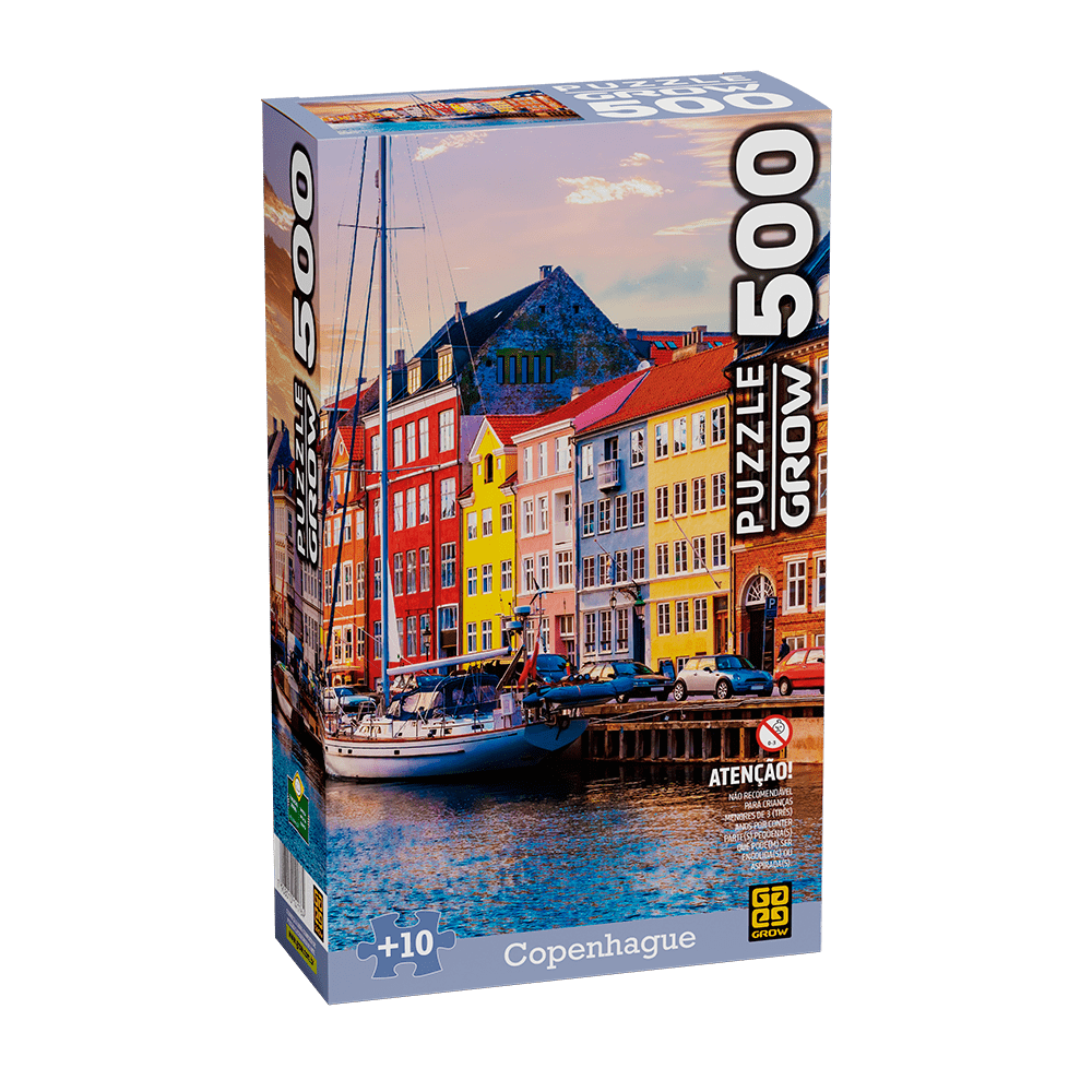 Puzzle 500 peças Copenhague / Puzzle 500 pieces Copenhagen - Grow