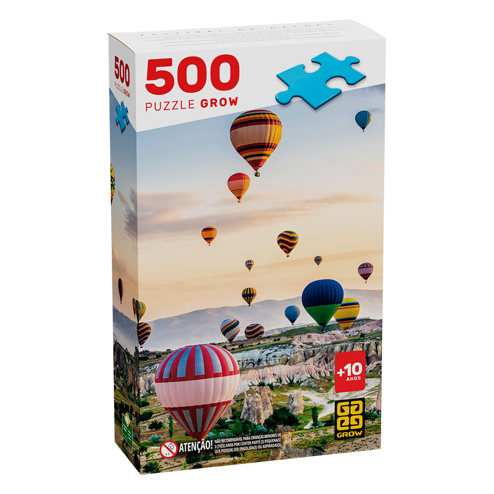 Puzzle 500 peças Festival de Balões / Puzzle 500 pieces balloon festival - Grow