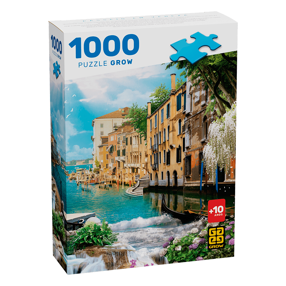 Puzzle 1000 peças Passeio em Veneza / Puzzle 1000 pieces ride in Venice - Grow