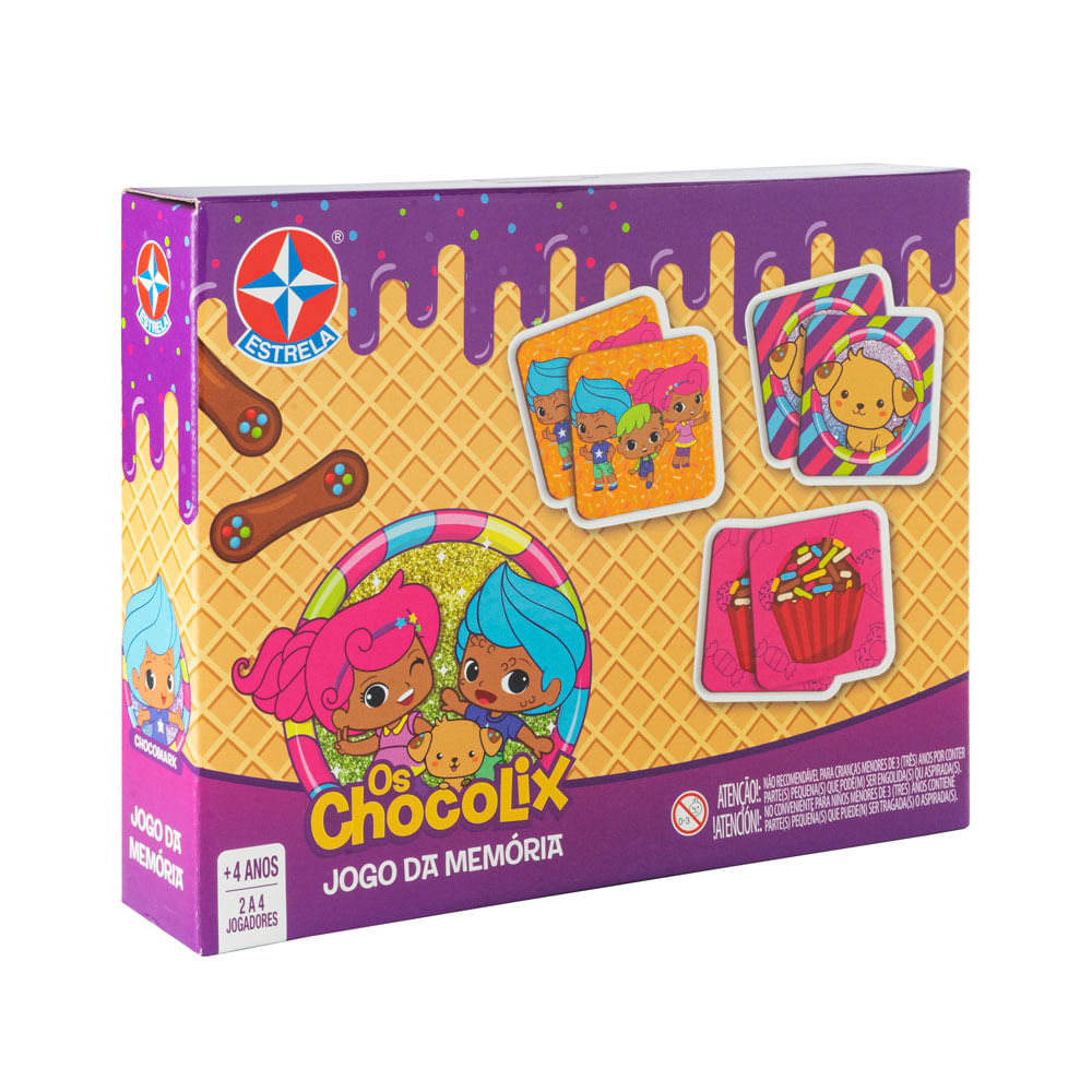Jogo da Memória Chocolix - Estrela