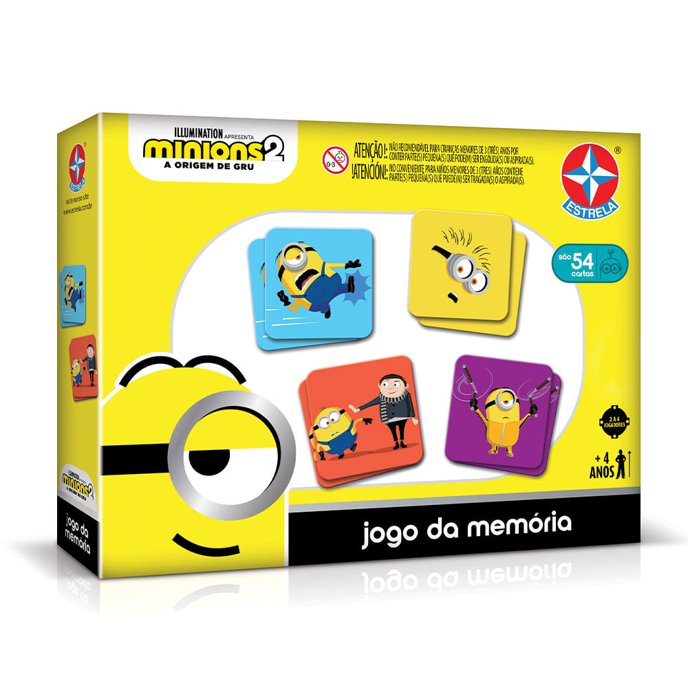 Jogo da Memória Minions - Estrela