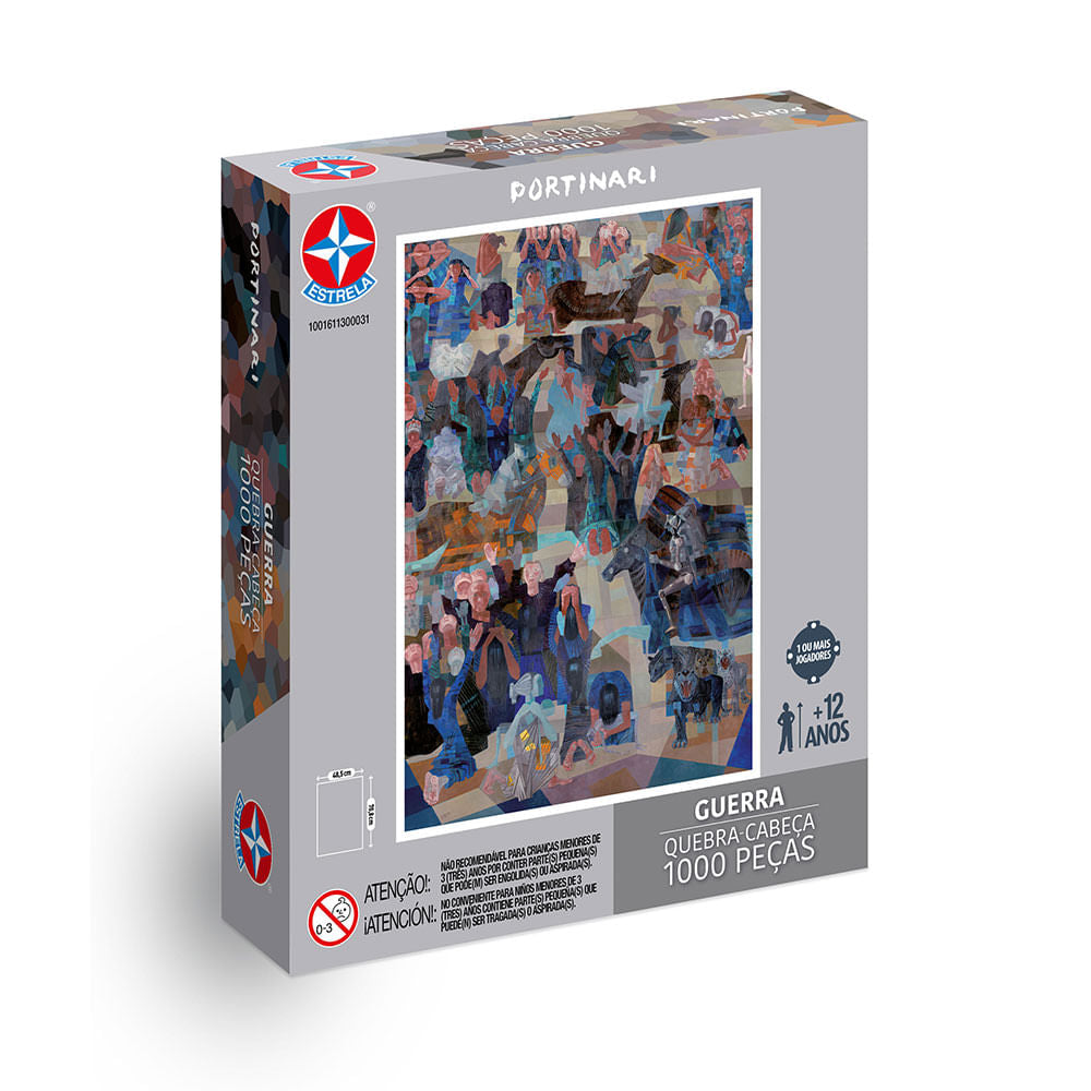Quebra-Cabeça Portinari Guerra 1000 Peças - Estrela