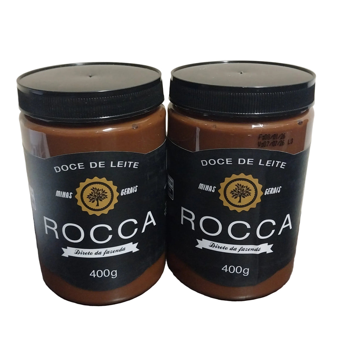 Lot of 2 Rocca Dulce de Leite Milk Cream MG Made on Farm Candy Sweet 400g