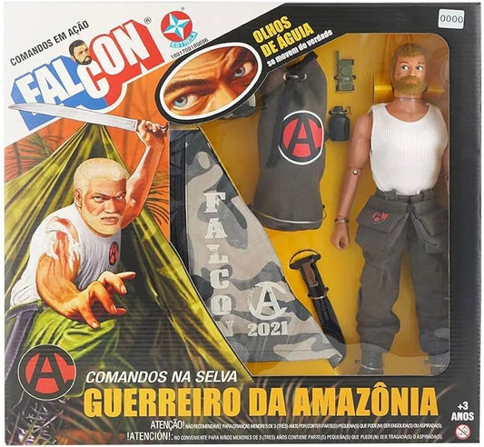 Estrela Falcon GI Joe Amazonia Warriors Eagle Eyes Collectible Doll Guerreiros