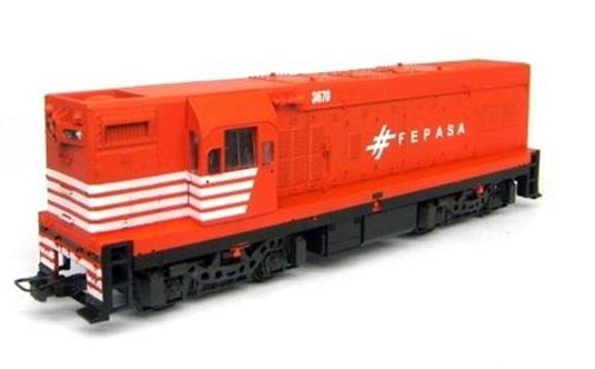 Miniature Electric Locomotive G12 FEPASA Phase II HO Frateschi 3002 scale 1:87