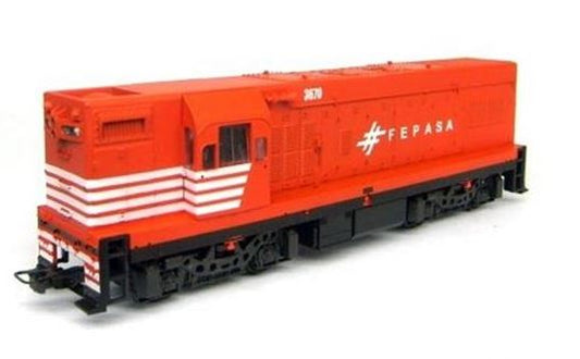 Miniature Electric Locomotive G12 FEPASA Phase II HO Frateschi 3002 scale 1:87