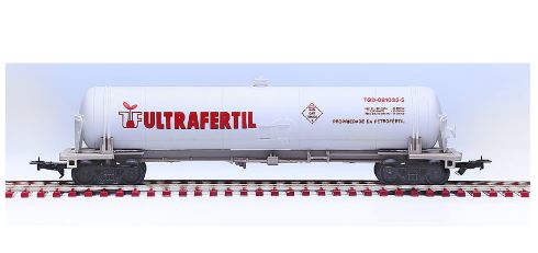Amonia Ultrafertil 2029 Tank Wagon FRATESCHI Miniature Locomotive Figure Art