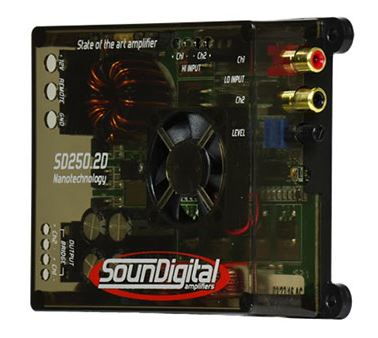 Brazilian Original Soundigital Module Nano Amplifier 250rms 250.2D Bridge 4 Ohms