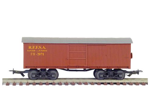 Frateschi Vintage Old Closed Wagon RFFSA EFSJ 2078 Locomotive Miniature Collection Figure