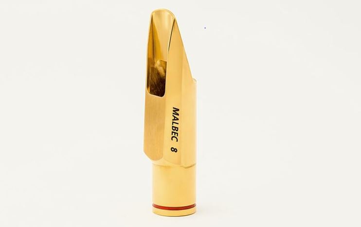 Barkley Malbec 8 Gold Sax Alto Mouthpiece w/ Lig & Resonator Saxophone