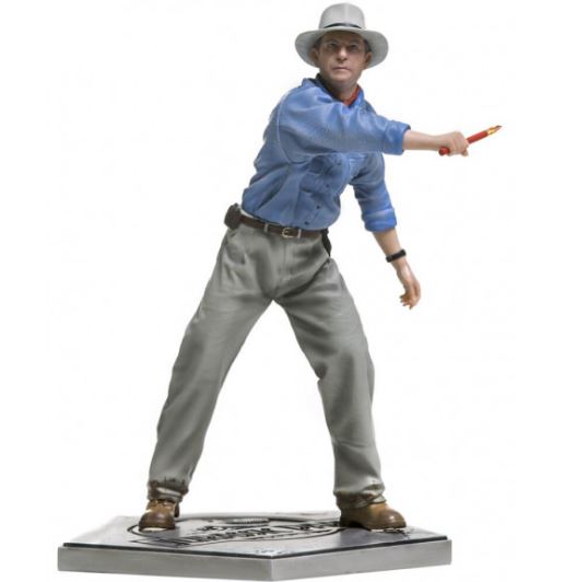 Alan Grant 1/10 Jurassic Park Collectible Scale Original Iron Studios