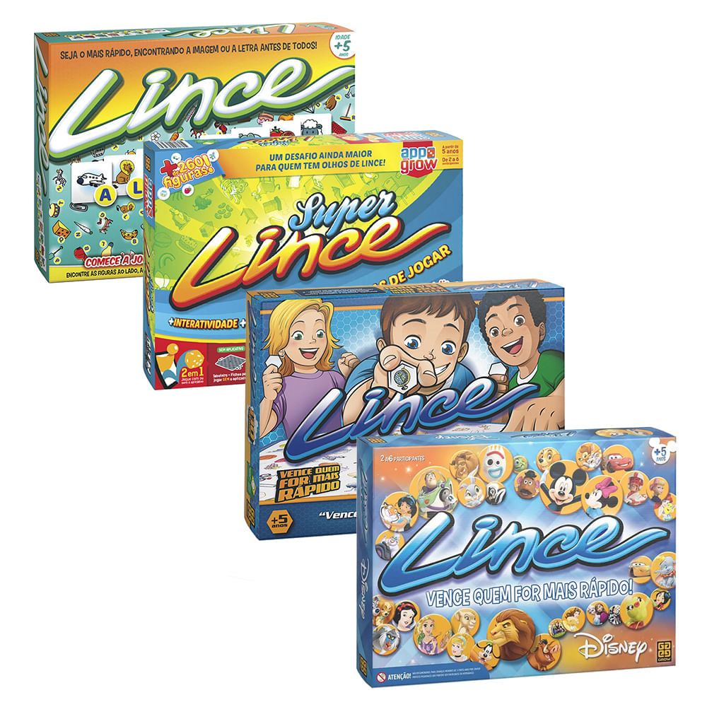 Combo Jogos Lince - Grow / Combo Lince - Grow Games - Grow