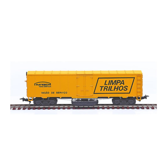 Original 2400 Track Cleaner Wagon Locomotive FRATESCHI Miniature Modeling Figure Art