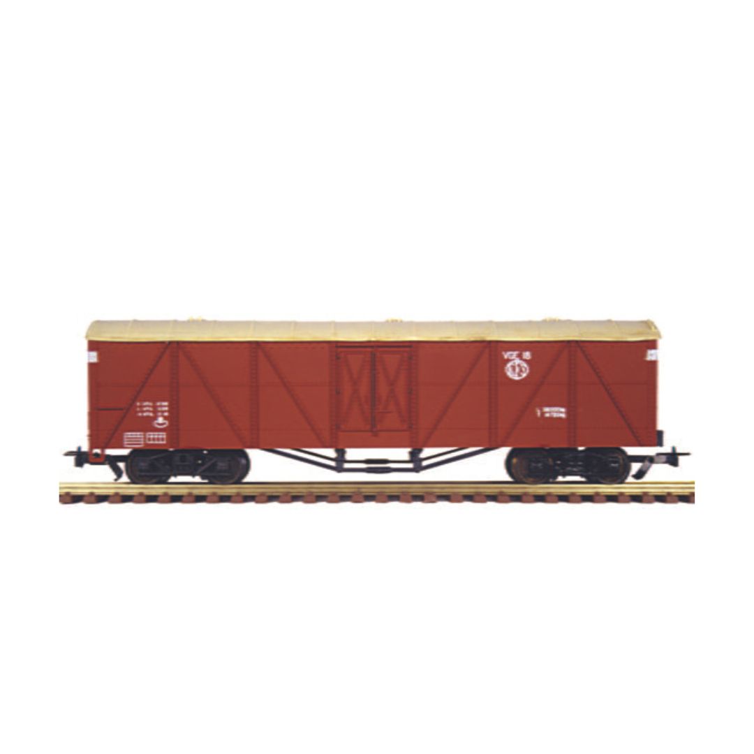 E. F. Sorocabana 2002K Closed Wagon FRATESCHI Miniature Locomotive Figure Art