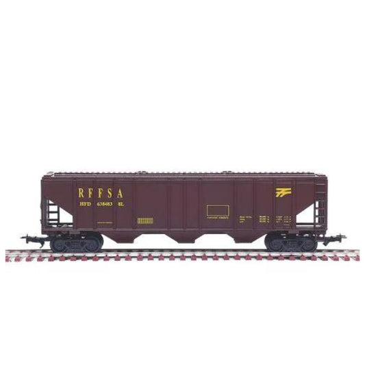 Closed Hopper Wagon RFFSA 2048 FRATESCHI Miniature Locomotive Collection Figure