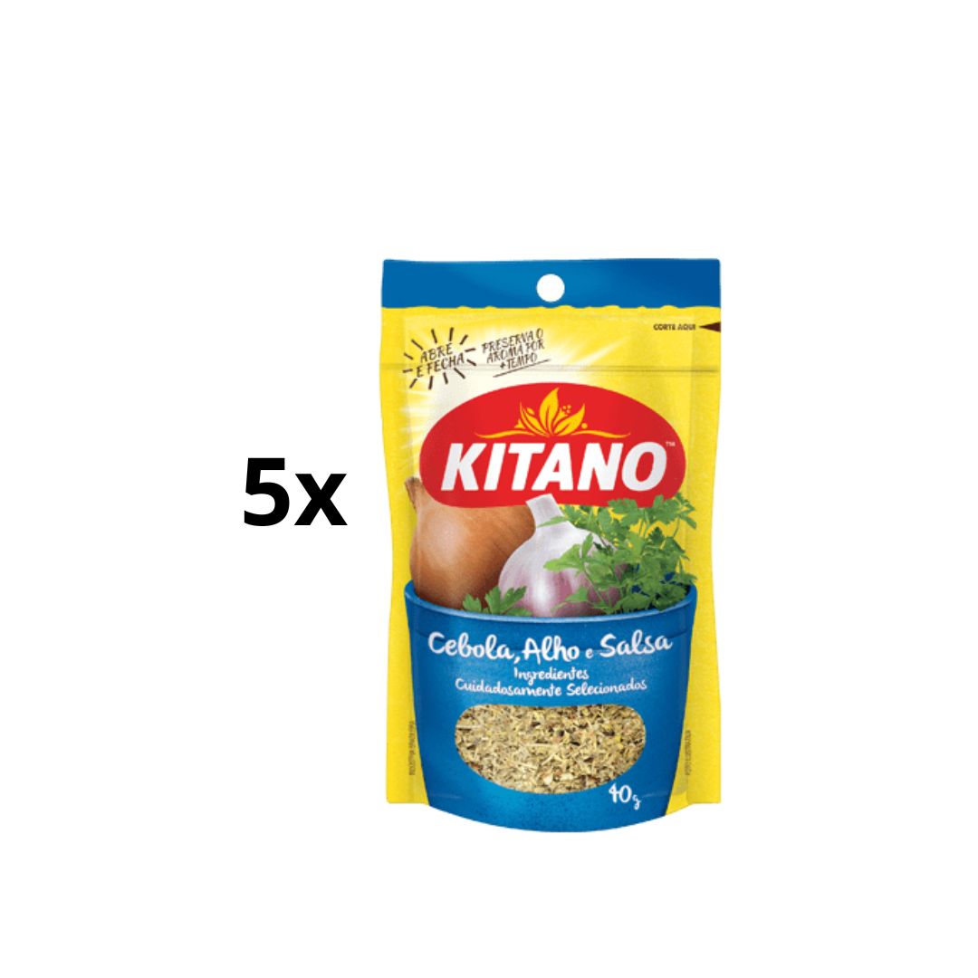 Lot of 5 Brazilian Kitano Onion Garlic Parsley Seasoning Spice Cooking 40g