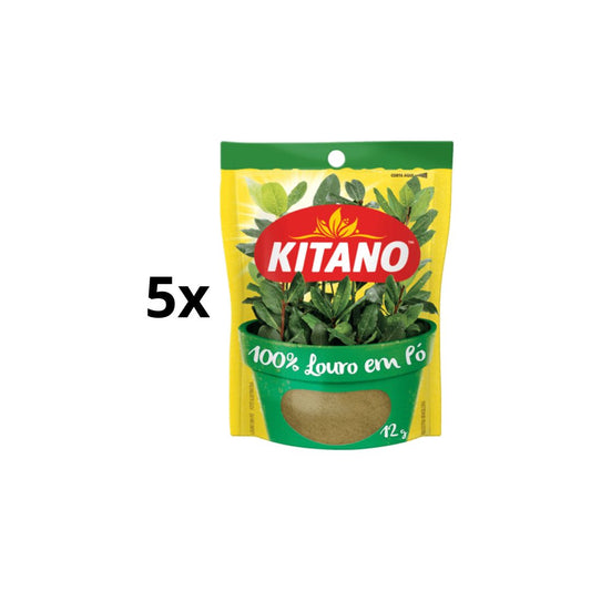 Lot of 5 Brazilian Kitano Louro Powder Seasoning Spices Cooking 12g