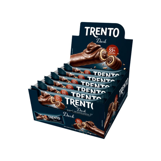 Brazilian Peccin Trento Dark Chocolate Wafer Candy 16x32g