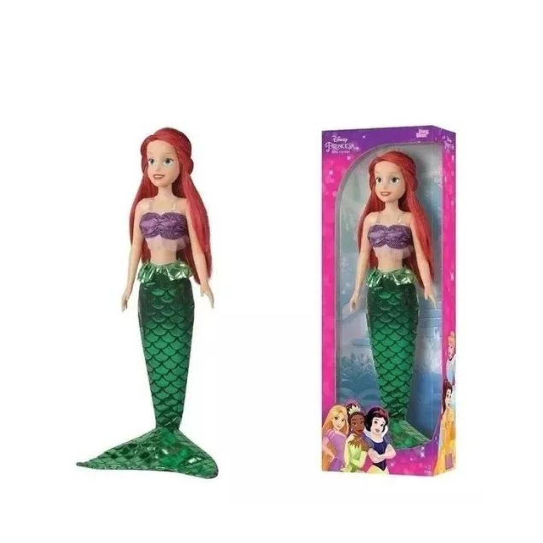 Brazilian Baby Brink Ariel 2023 Doll Toys Disney The Little Mermaid 55cm