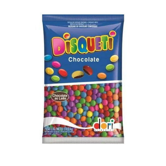 Dori Disqueti Milk Chocolate Candy Sweet Party Desserts Colorful Decor 1.010Kg
