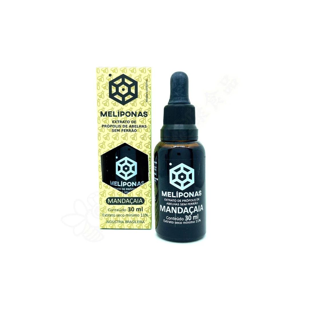 Geopropolis Meliponas Mandacaia Propolis Extract 11% 30ml Health Immunity