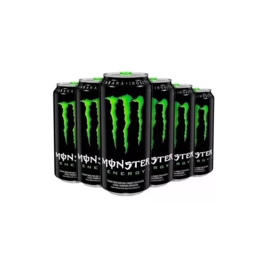 Lot of 6 Juice Monster Traditional Flavour Energy Drink 473ml
