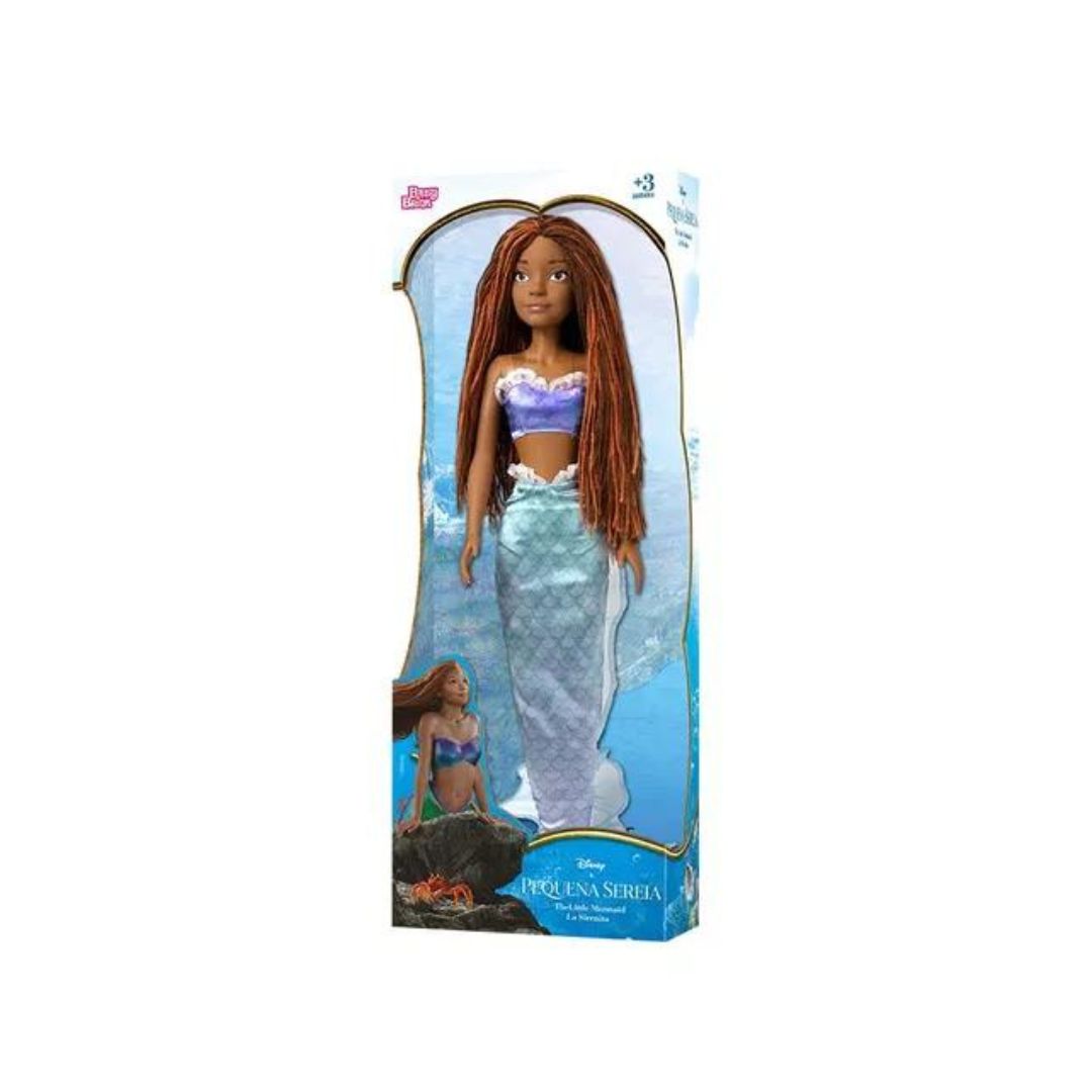 Brazilian Baby Brink Ariel 2023 Doll Toys Disney The Little Mermaid 55cm