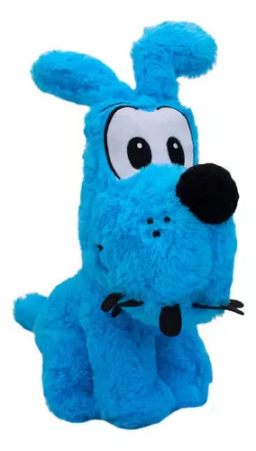 Tasco Turma da Monica Bidu Blue Dog Plush 30cm Doll Toy Kids Fun