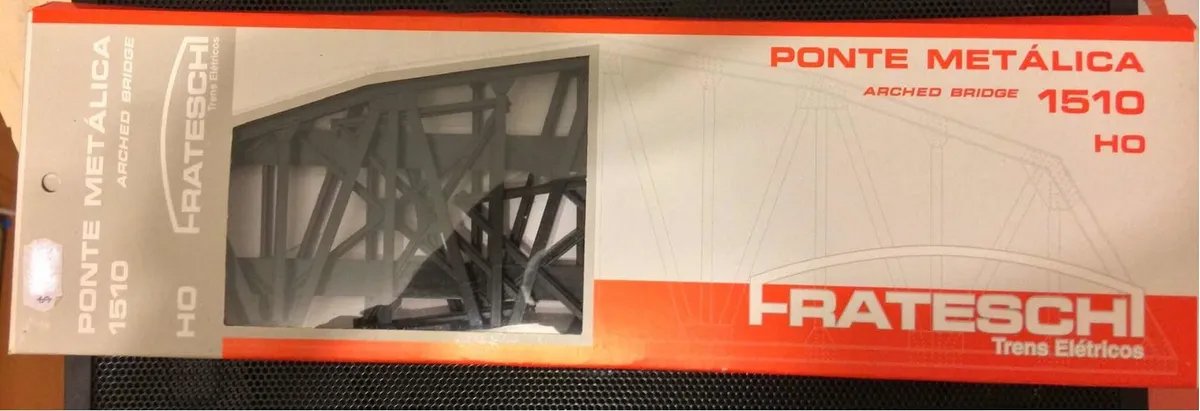 Metal Bridge In Arch 1510 - Frateschi HO Scale 1:87