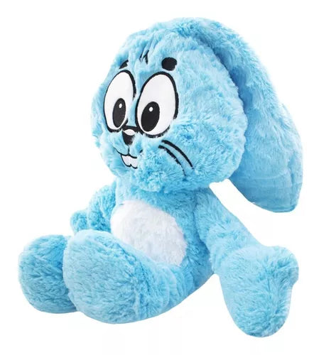 Tasco Turma da Monica Sansao Bunny Blue Plush 45cm Doll Toy Kids Fun