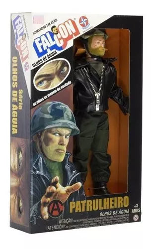 Estrela Falcon GI Joe Patrulheiro Eagle Eyes Collectible Doll Comandos em Acao