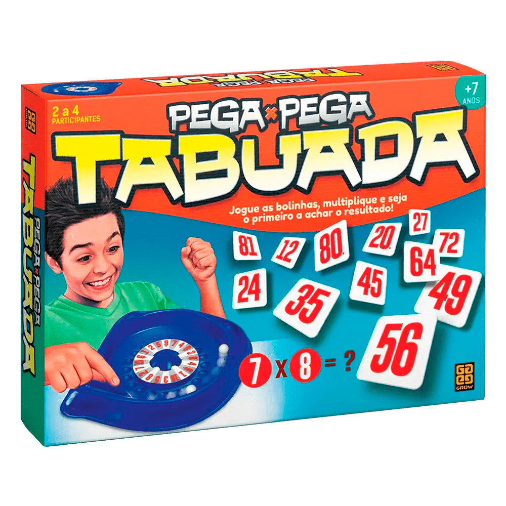 Jogo Pega/Pega Tabuada / Game handle/handle - Grow