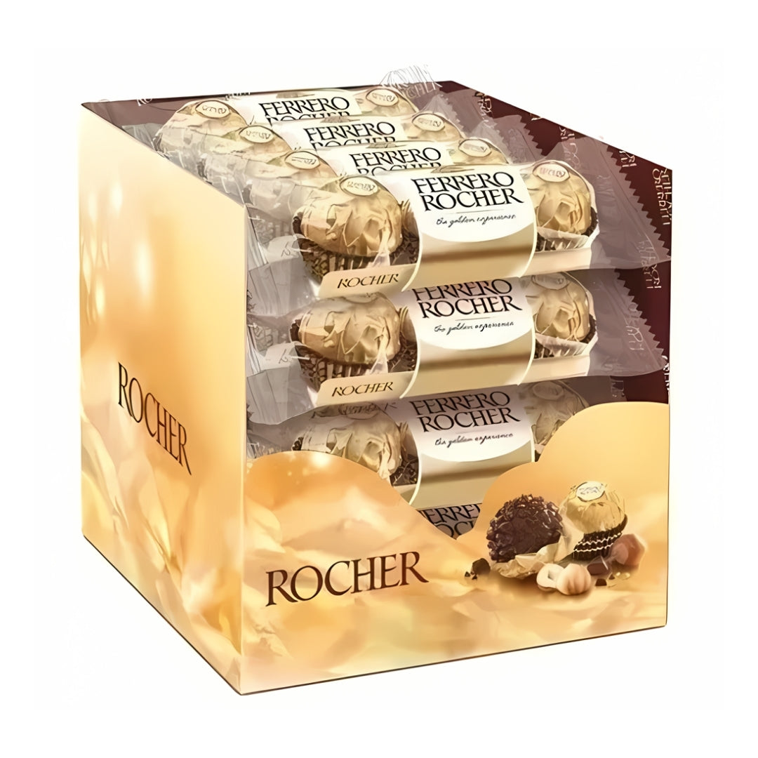 Pack of 48 units Ferrero Rocher Chocolate Candy Sweet Food