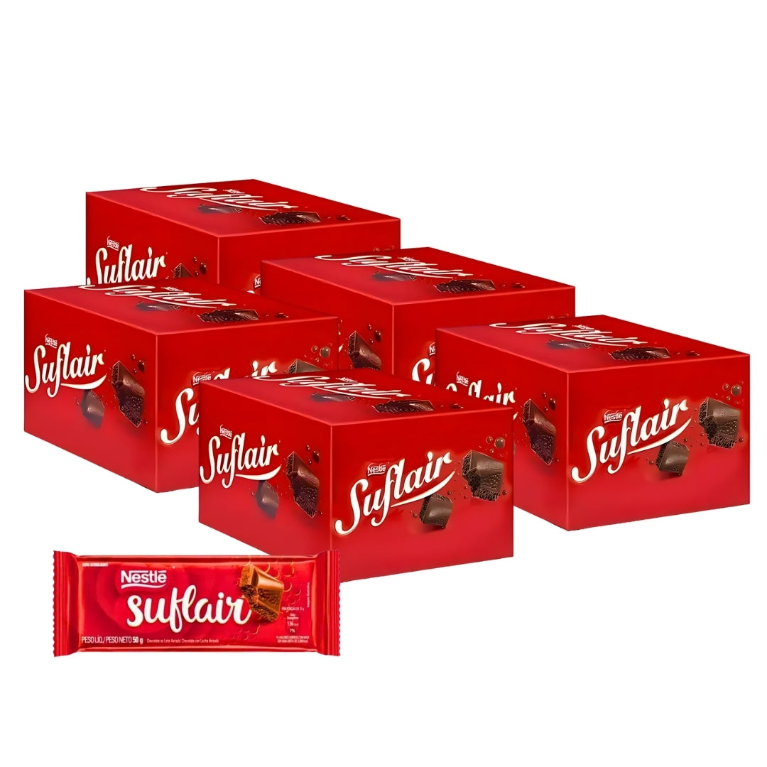 Nestle 1 pack w/ 20 units of Suflair Chocolate Candy Brazilian Sweet 50g