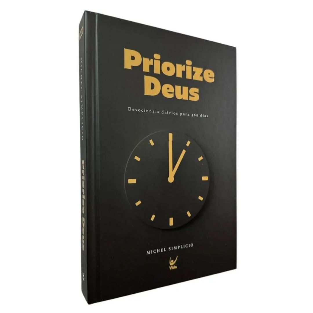 Livro Best Seller Priorize Deus 365 Days Devotional Book em Portugues